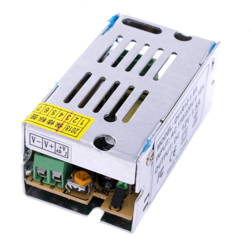 Einbau-Netzteil Metallgehause Schaltnetzteil 12VDC 1,5A OV-12-1,5 Einbau-Netzteil Metallgehause Schaltnetzteil 12VDC 1,5A OV-12-1,5