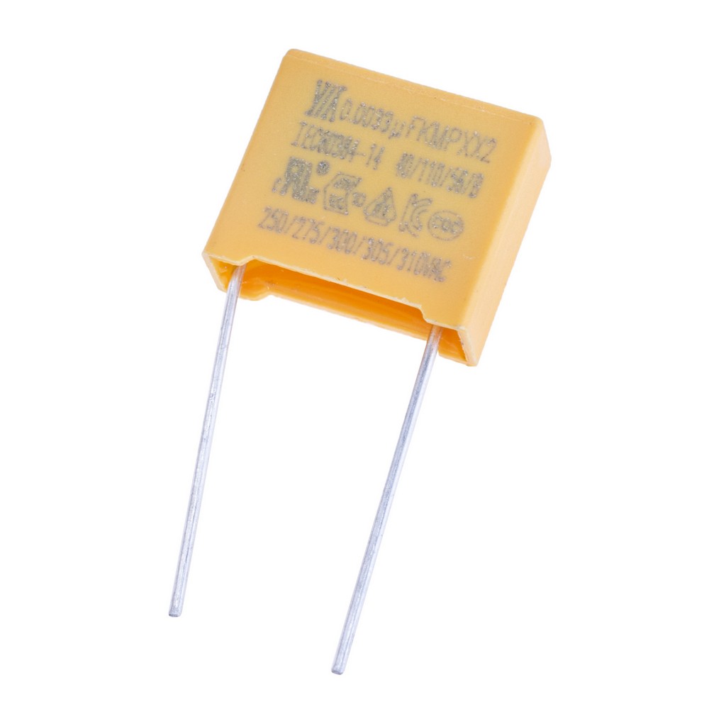 MPX 3,3nF 310VAC J(±5%), P=10mm, 13x11x5mm X2-332K310VACC2-1 YY-конденсатор плівковий