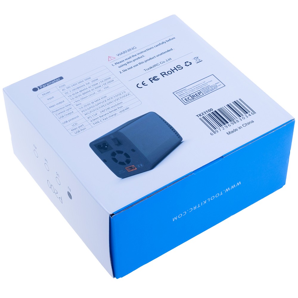 P200 GaN блок живлення (TK21300-EU – ToolkitRC)