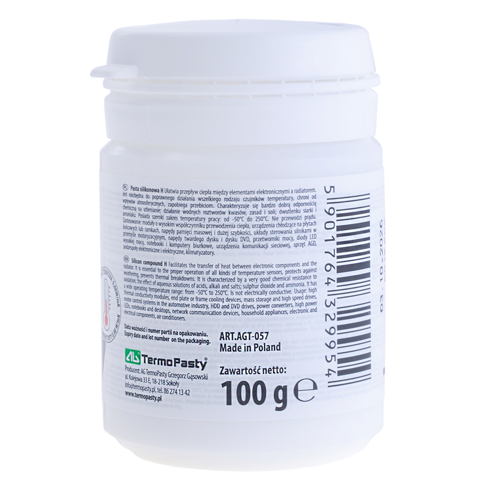 100g Wärmeleitpaste Silicon Paste H 0,88W/mK –50°C…200°C