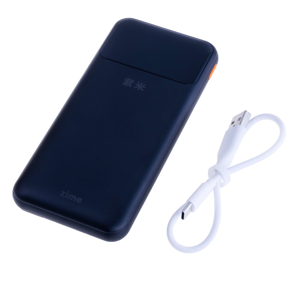 Power Bank 10000mAh 37Wh (5800mAh @ 5V/2A) 22.5W max White (B225W2Cable-1W – zime)