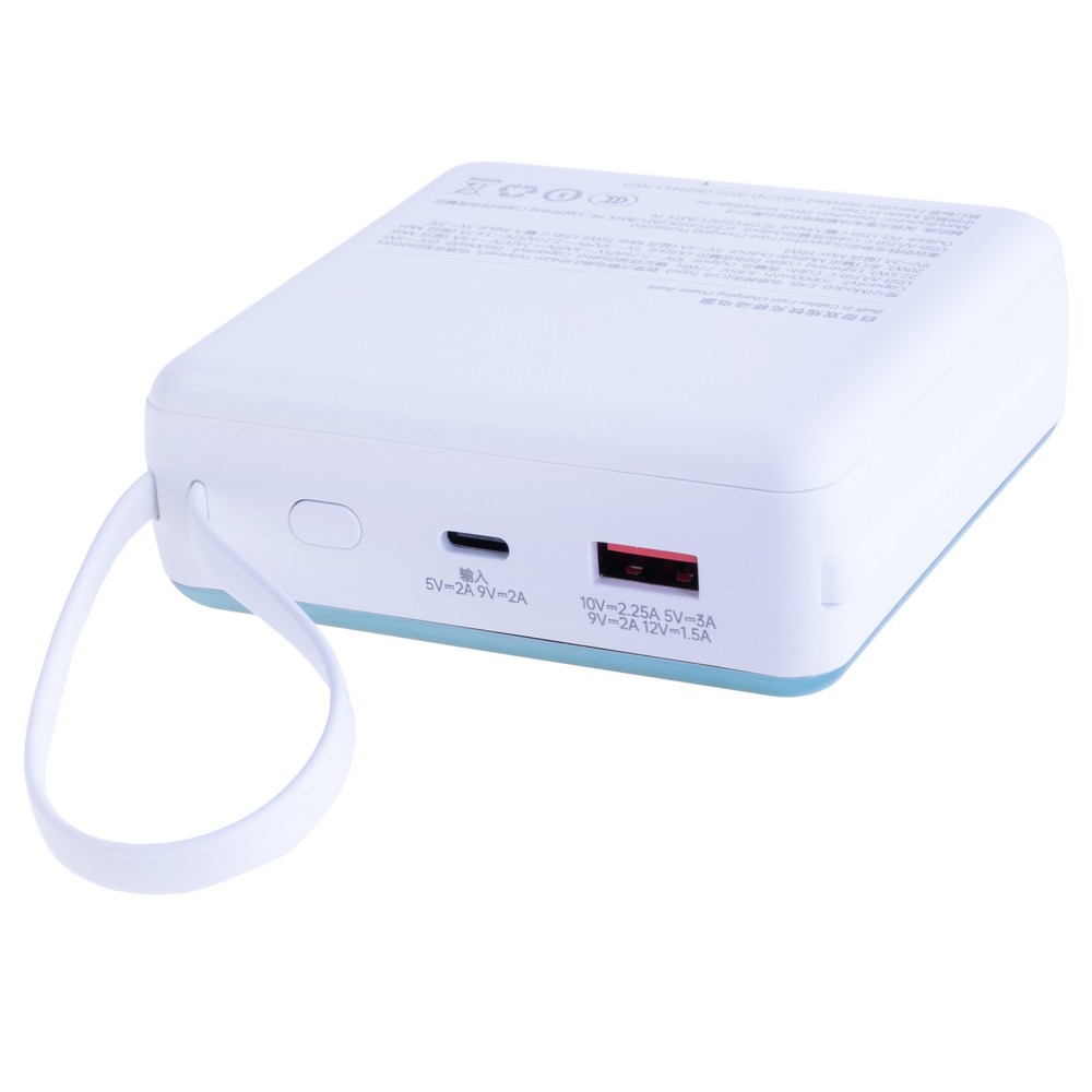 Power Bank 10000mAh 77Wh (5800mAh @ 5V/3A) 22.5W max White (E48 – zime)