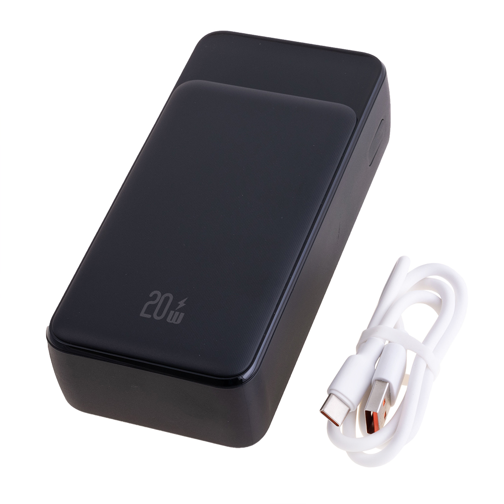 Power Bank 30000mAh (Rated Capacity: 18000mAh) US-CD201 PD20W+QC3.0 чорний (USAMS)