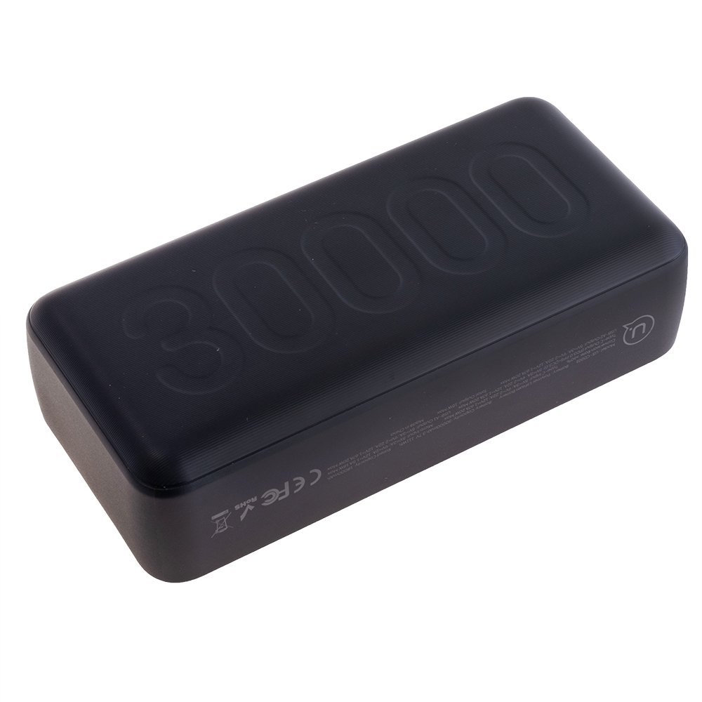 Power Bank 30000mAh (Rated Capacity: 18000mAh) US-CD201 PD20W+QC3.0 чорний (USAMS)