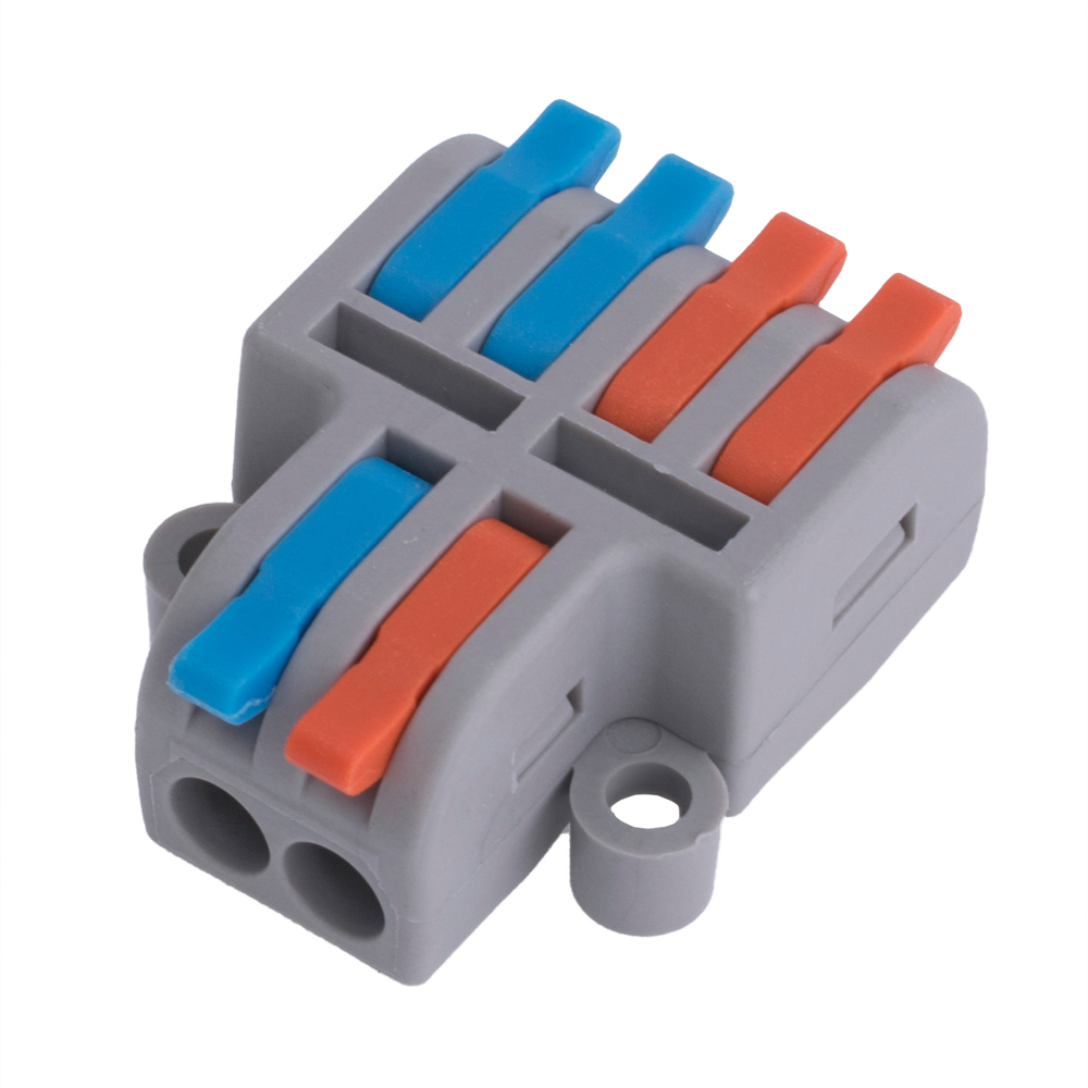 Клемма PCT-42 Col 2x4 контакта, 0.08-4.0мм2 (28-12AWG), 32A/250V)