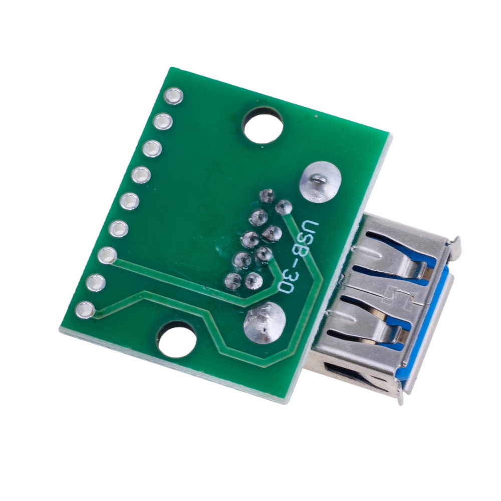 Adaptermodul USB-A 3.0 Female auf Platine, 9 pin Adaptermodul USB-A 3.0 Female auf Platine, 9 pin