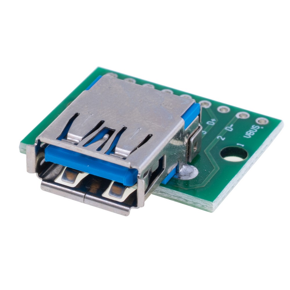 Adaptermodul USB-A 3.0 Female auf Platine, 9 pin Adaptermodul USB-A 3.0 Female auf Platine, 9 pin
