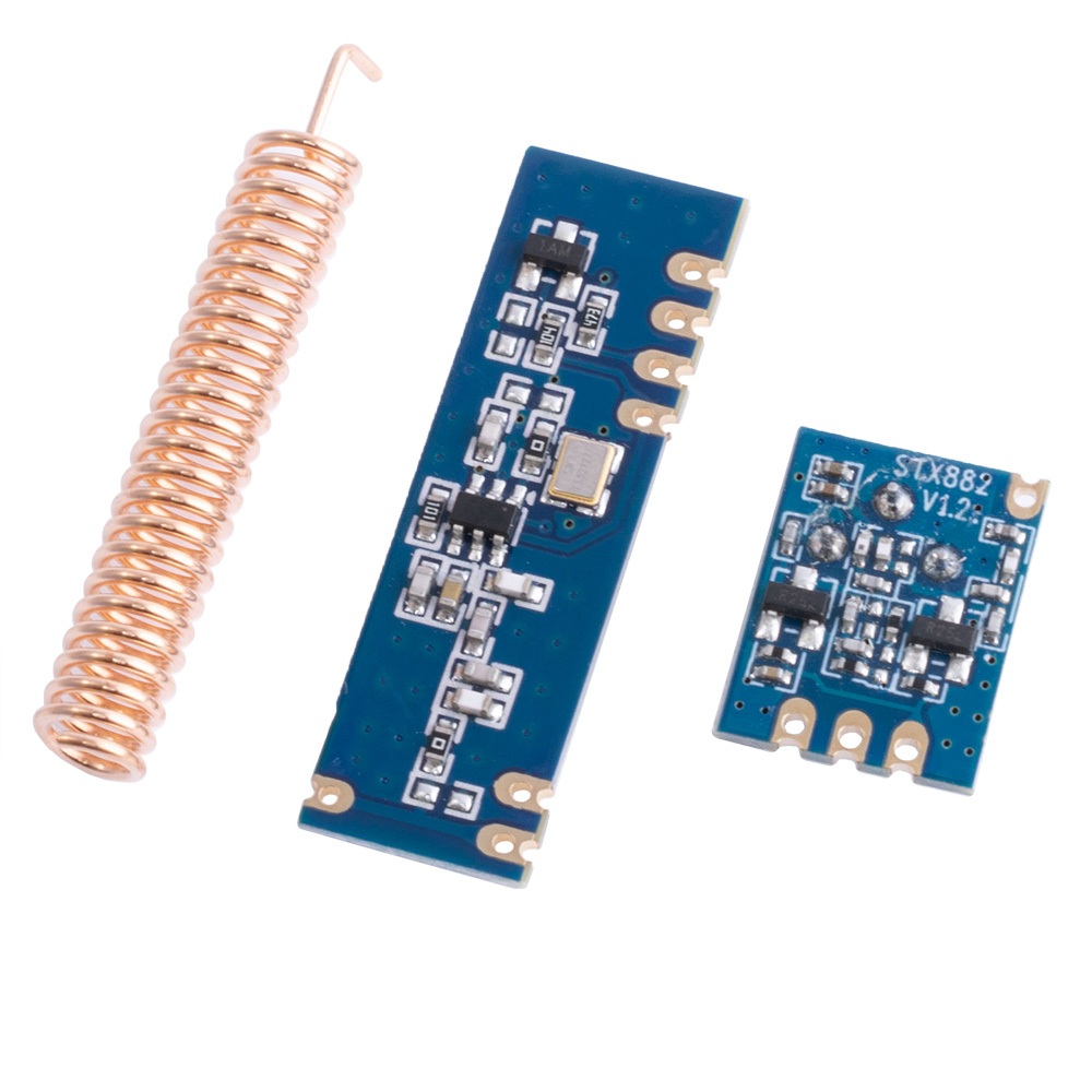 Передатчик STX882+приемник SRX882S V2.0, 433MHz+Spring Antenna