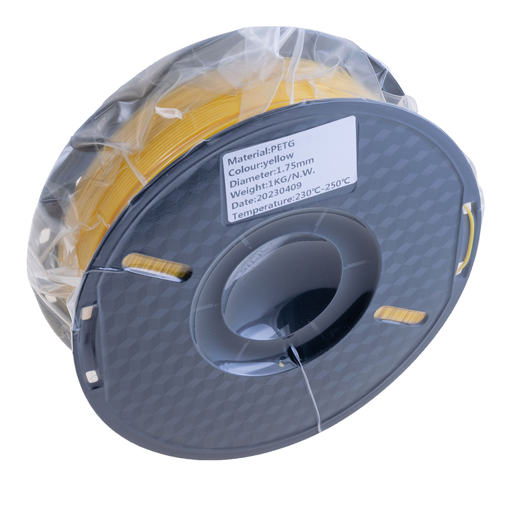 PETG пластик для 3D друку 1,75 мм жовтий 1кг, twotrees PETG пластик для 3D друку 1,75 мм жовтий 1кг, twotrees