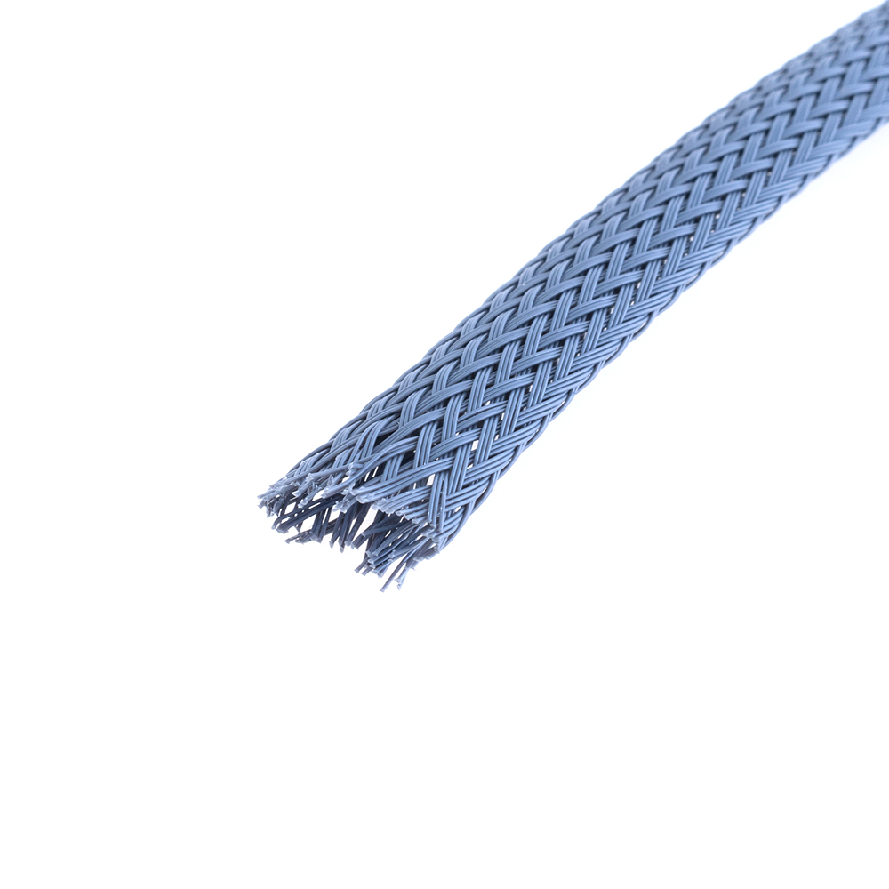 ПЕТ рукав для кабелю, цілісний 10мм, cірий (SB-ES-325036-8)