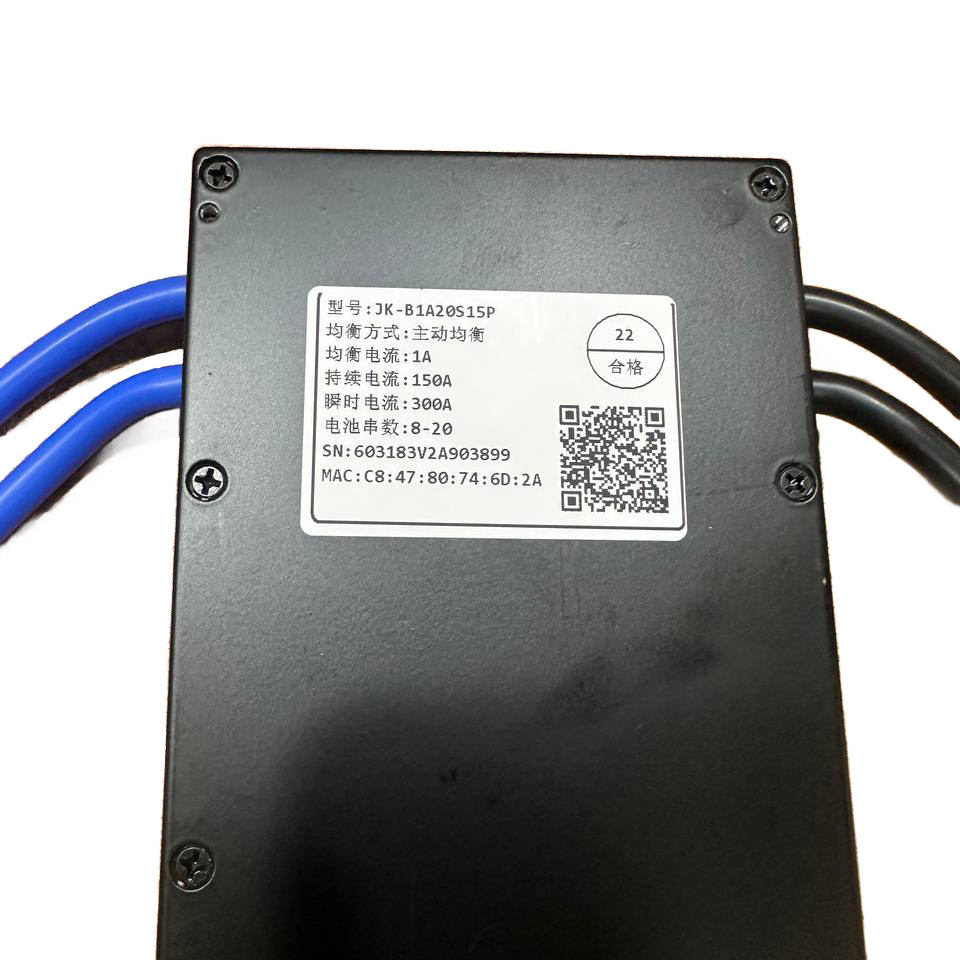 BMS JK-B1A20S15P (Li-Ion/LiFePo4/LTO 8S-20S; Balancer 1A; Charge/Discharge: 150A; BT/RS485)