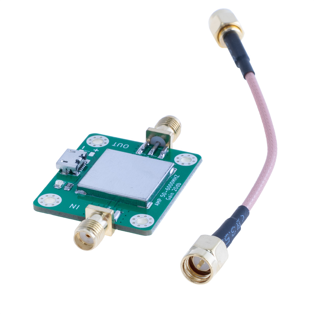 Підсилювач 20dB 50MHz-6GHz LNA