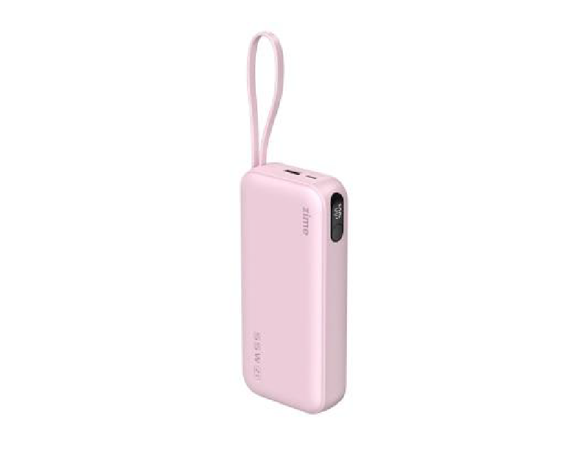Power Bank Z1 20000mAh 74Wh (12000mAh @ 5V/3A) 55W max Pink (zime) Power Bank Z1 20000mAh 74Wh (12000mAh @ 5V/3A) 55W max Pink (zime)