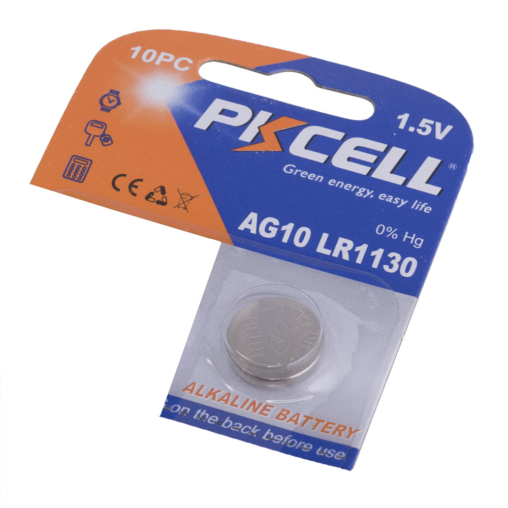 Батарейка PKCELL (AG10 LR1130) (1.5V) щелочная