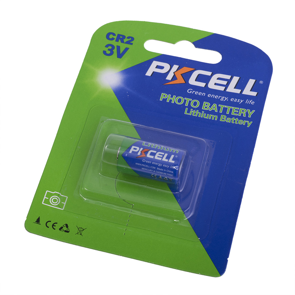 Батарейка PKCELL CR2 (3.0V, 850mAh) литиевая
