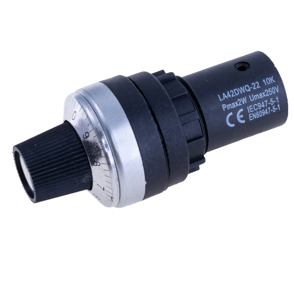 Потенціометр лінійний з регулювальною шкалою LA42DWQ-10K Потенціометр лінійний з регулювальною шкалою LA42DWQ-10K