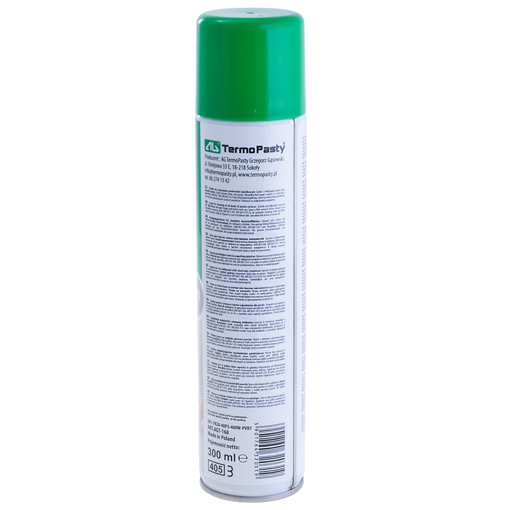 Plastikreiniger Spray 300ml PlasticCleaner Reinigungsschaum für Kunststofffläche