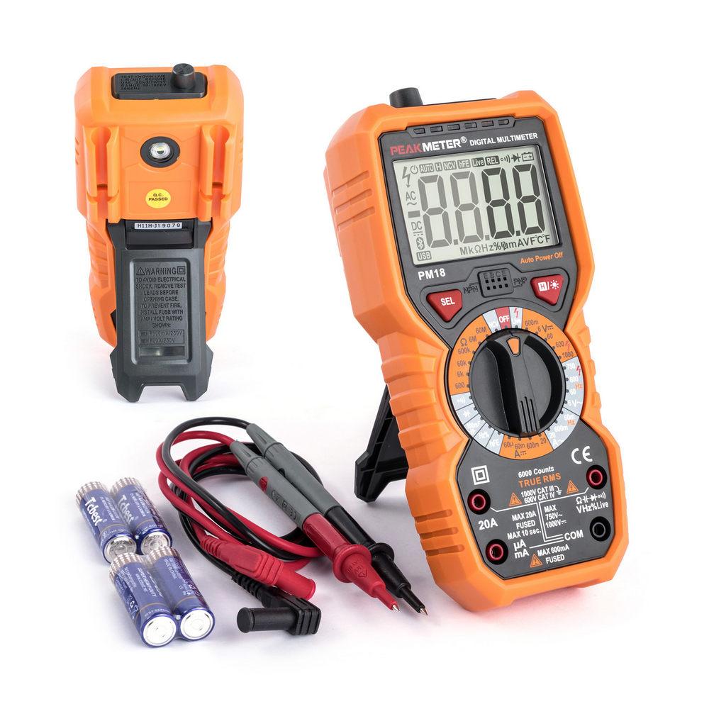 Multimeter PM18, 6000 Counts, NCV, Lichtquelle