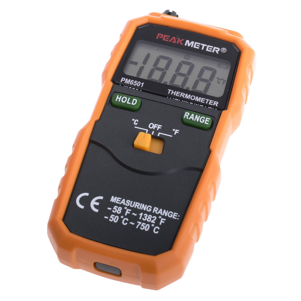 PM6501 Peakmeter Digital kontakt Thermometer