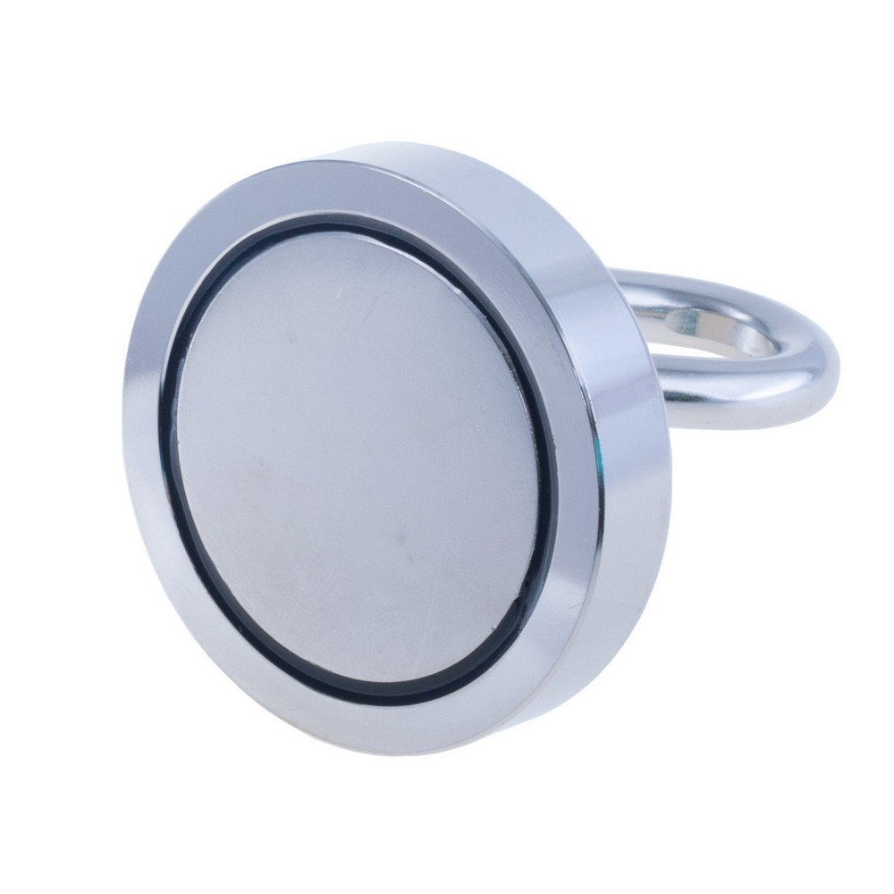 Магніт Pot Magnet with hook, N38, Ni coating, Magnetized, NE55