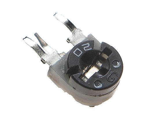 500 Ohm SF063 500R (потенциометр выводной, регулировка сбоку; шаг 5х2,5)