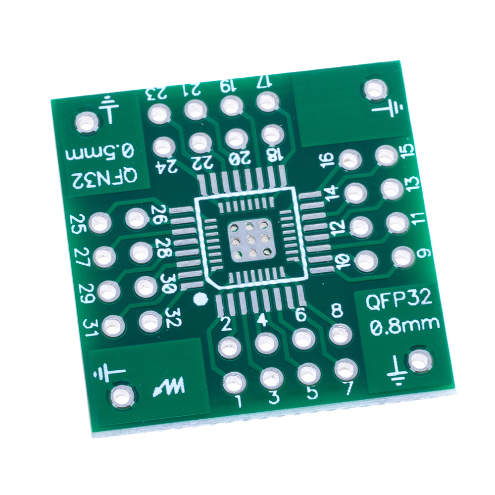 Плата перехідник QFN32_0.8/0.5mm Плата перехідник QFN32_0.8/0.5mm