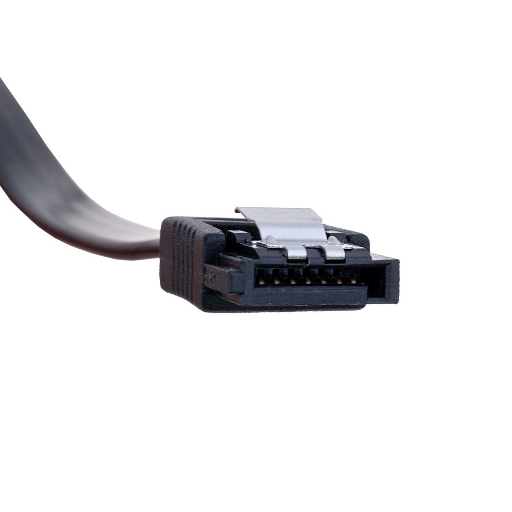 Kabel SATA3.0 gewinkelt eine Seite, schwarz YiChen
