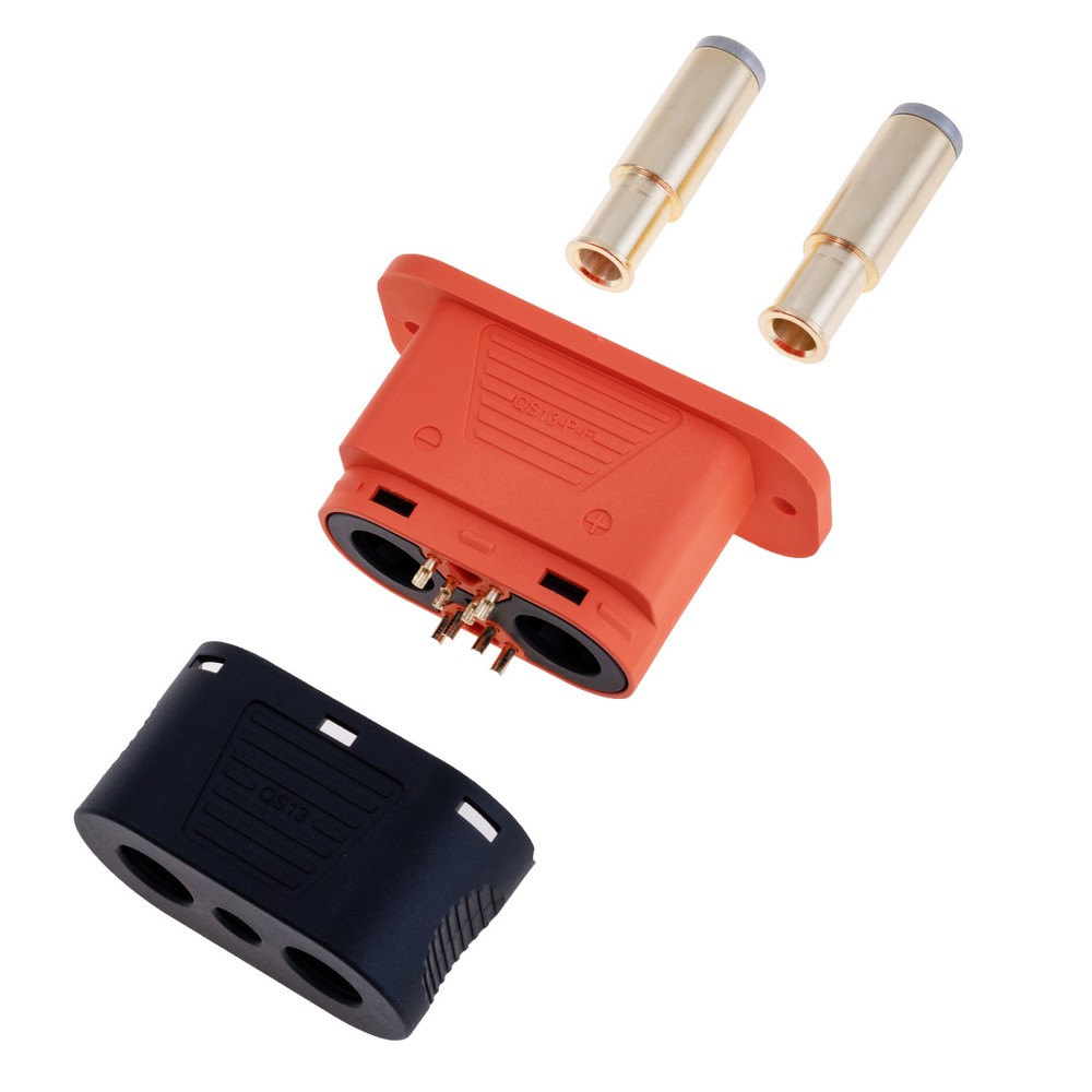 Hochleistung Steckverbinder auf Gehäuse QS13-P-F, QS Electronic