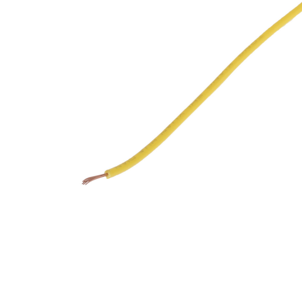 Провод многожильный 0,12мм2 (7xD0,15мм, медь) желтый, PVC (AVR0.12-7/0.15-CU-Y)