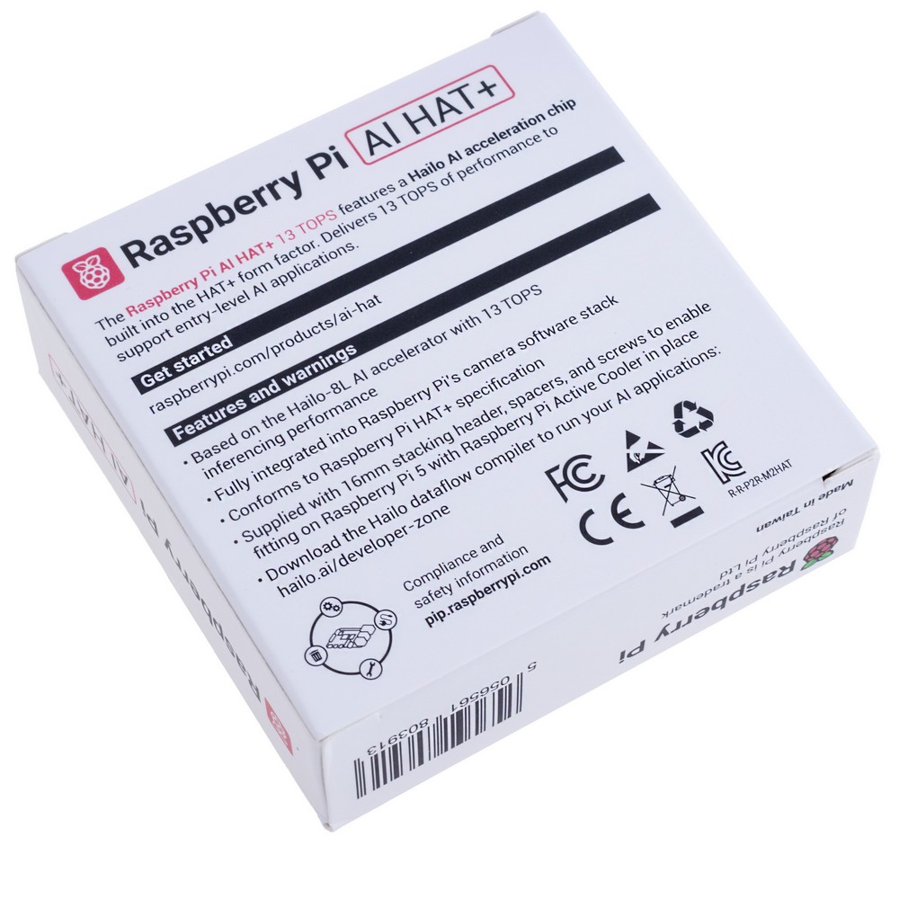 Raspberry Pi AI HAT+ 13 TOPS Raspberry Pi AI HAT+ 13 TOPS