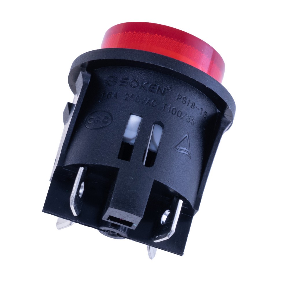Кнопка PS18-16N-2 red