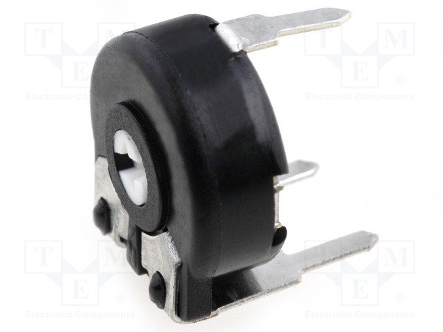 PT10LV-50K Potentiometer: Montage; Singleturn, horizontal; 50kOm (PT10LV 50K A2020 /)