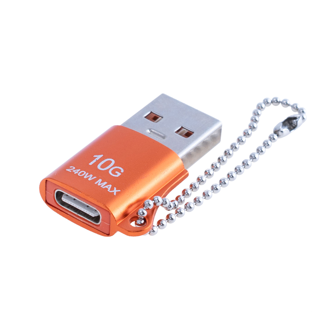 Перехідник з USB-A 3.0 в USB type-С, 10Gbps, 240W