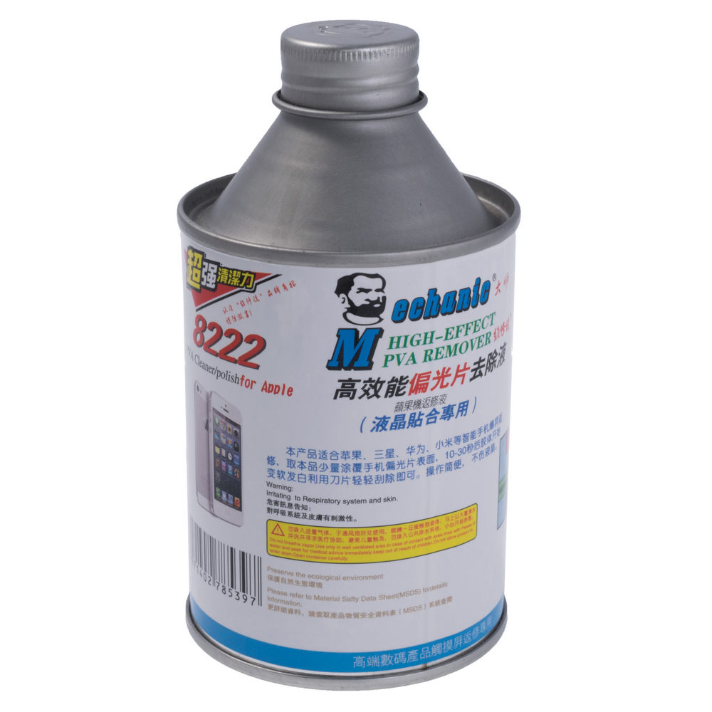 Смывка остатков клея (PVA) с дисплеев 8222 (Mechanic) 300ml