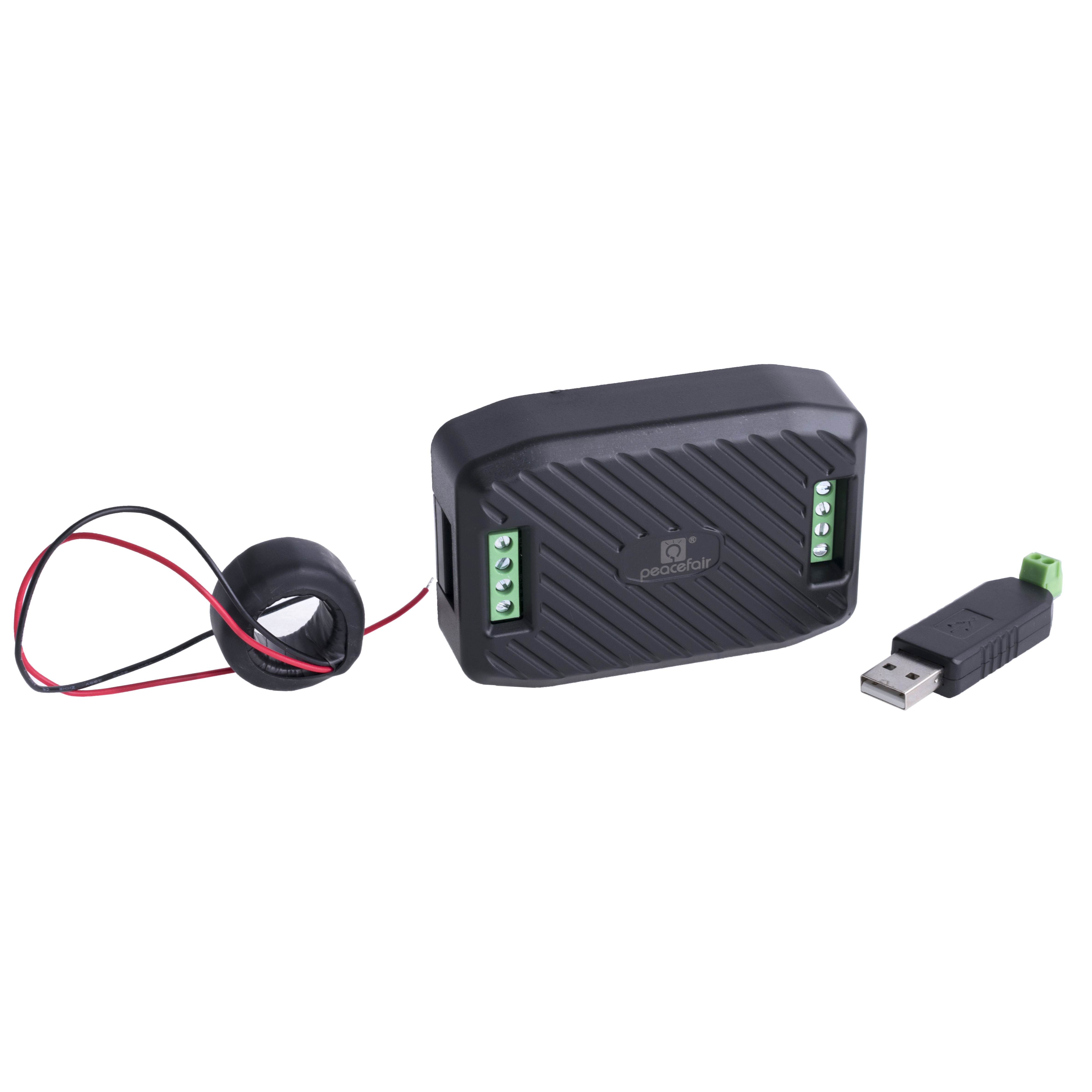 Измерительная панель PZEM-016 с ТТ и USB проводом (Peacefair) 80-260VAC, 100A