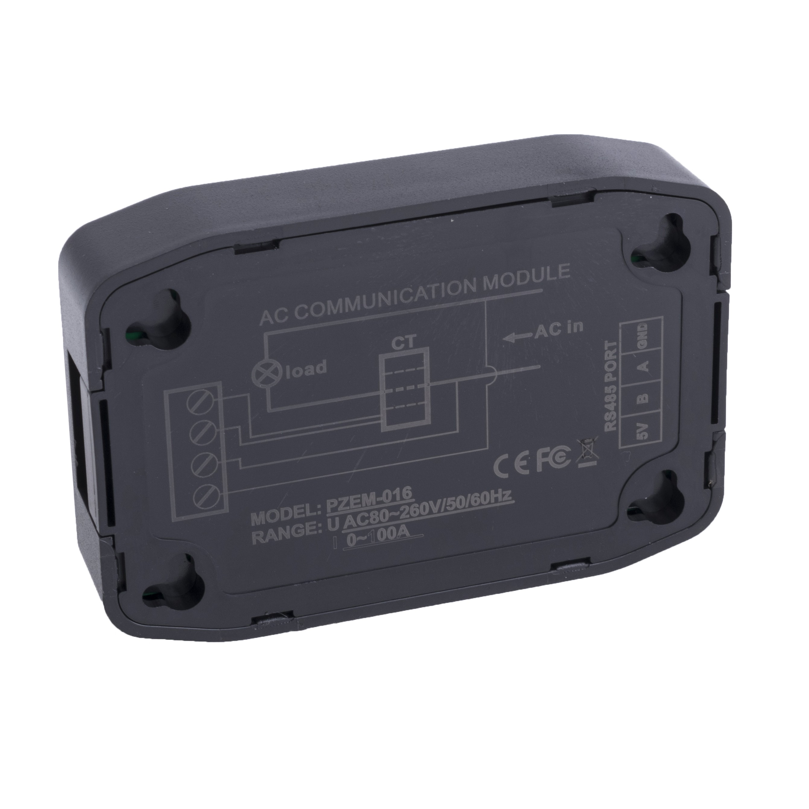 Измерительная панель PZEM-016 с ТТ и USB проводом (Peacefair) 80-260VAC, 100A