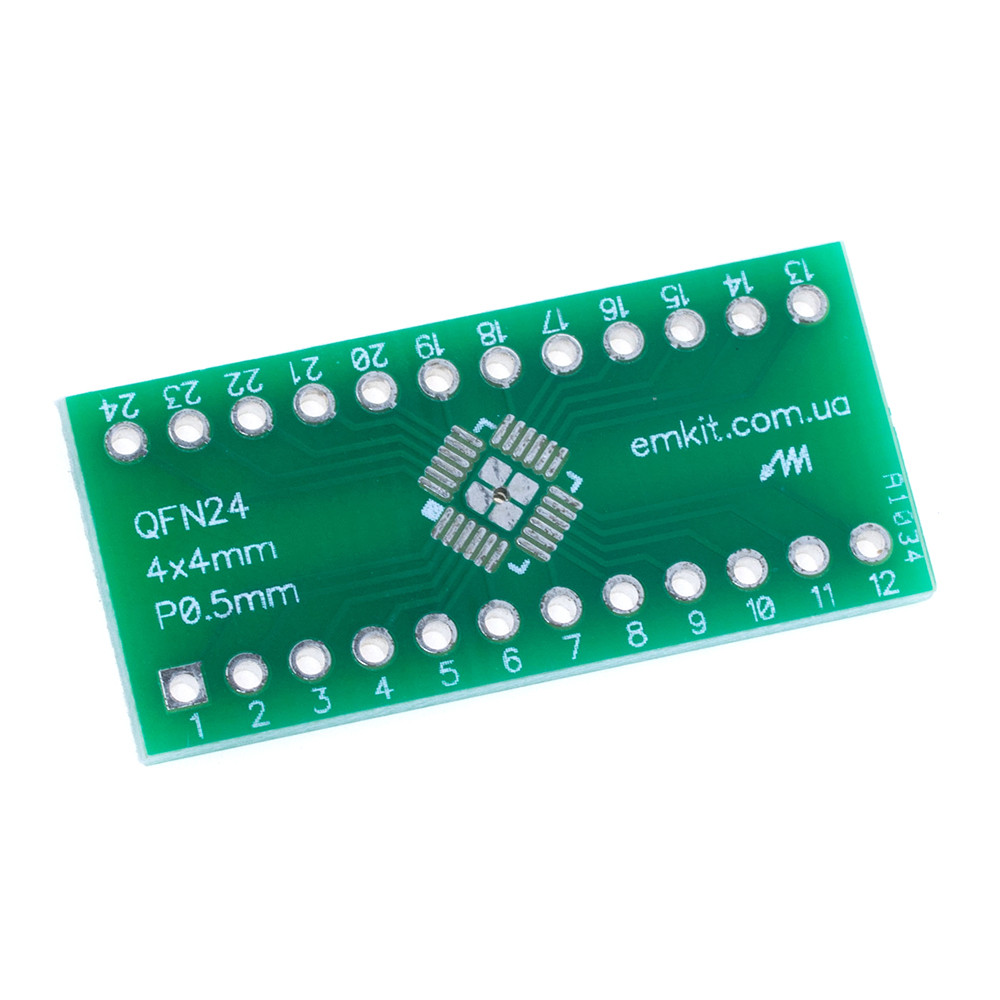 Плата перехідник QFN24_0.65/0.5mm