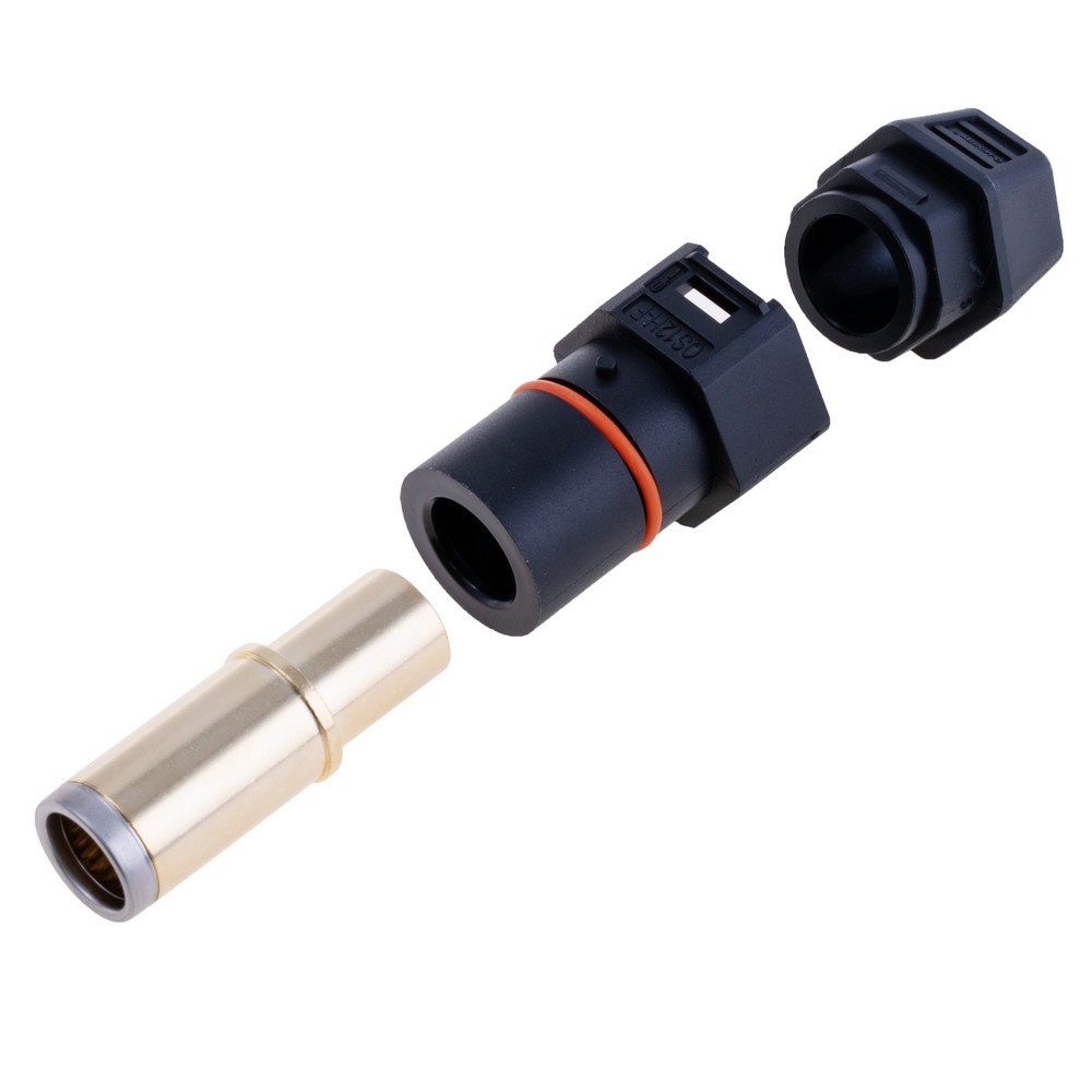 QS12H роз'єм (QS, мама, чорний, під обжим)