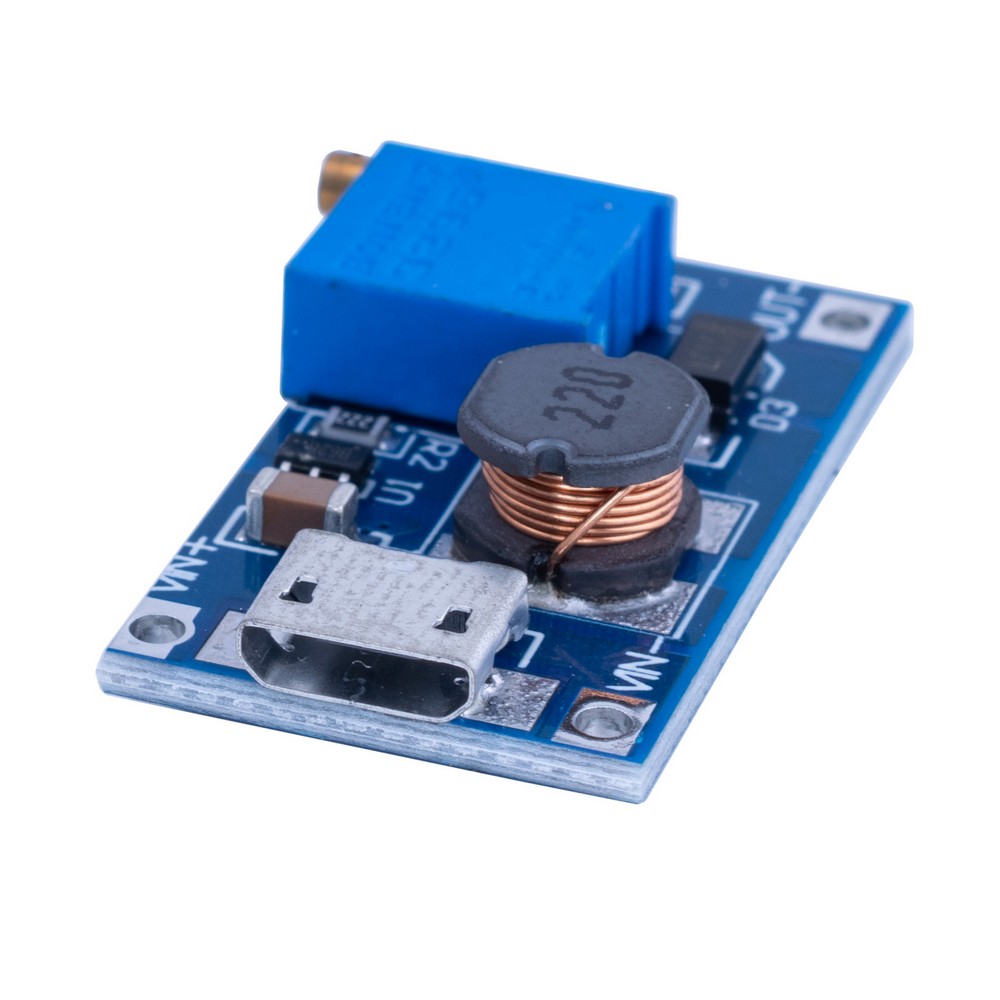 Регульований DC-DC Step-Up модуль живлення MT3608 (micro)