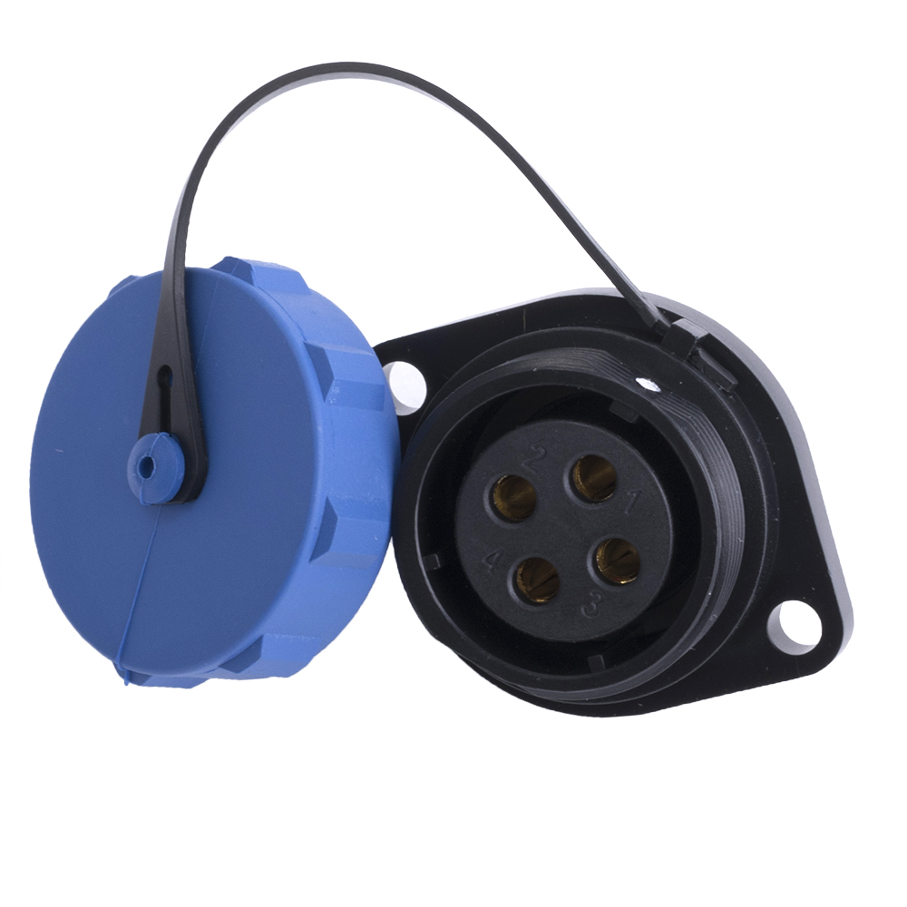 Разъем герметичный IP68. SP21 Гнездо- 4pin (L-KLS15-W21A3-04) Разъем герметичный IP68. SP21 Гнездо- 4pin (L-KLS15-W21A3-04)