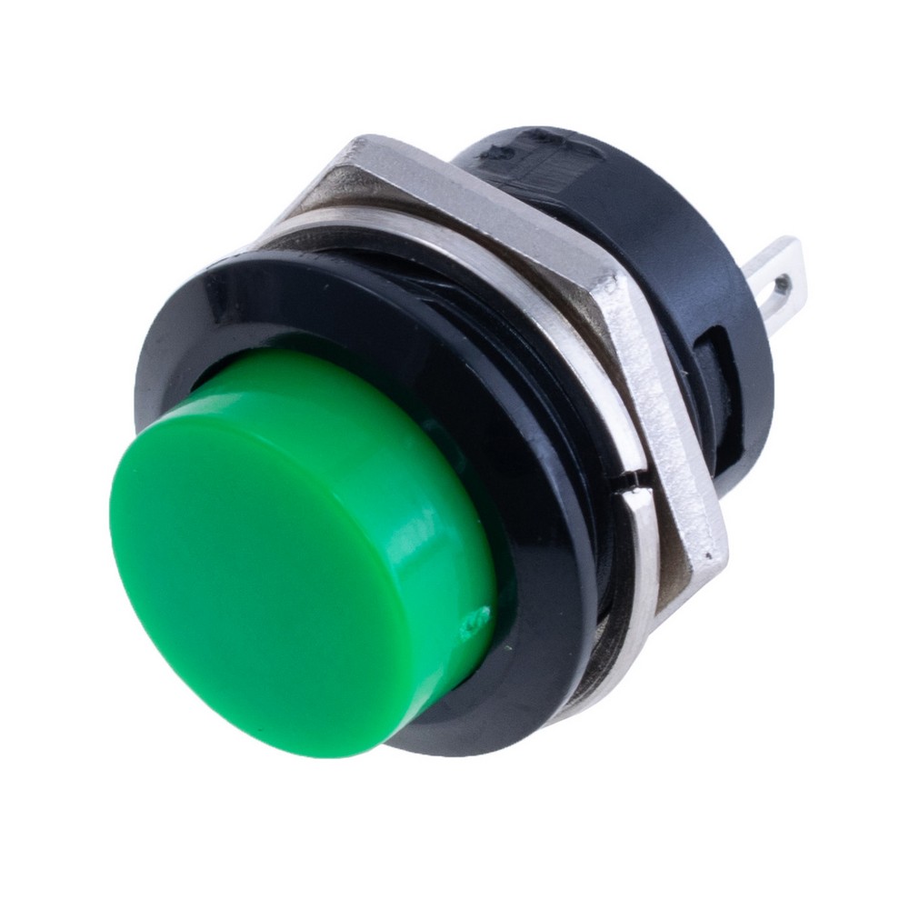 Кнопка без фіксації, R13-507 Green Button