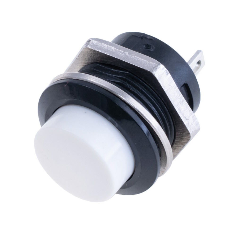 Кнопка без фіксації, R13-507 White Button