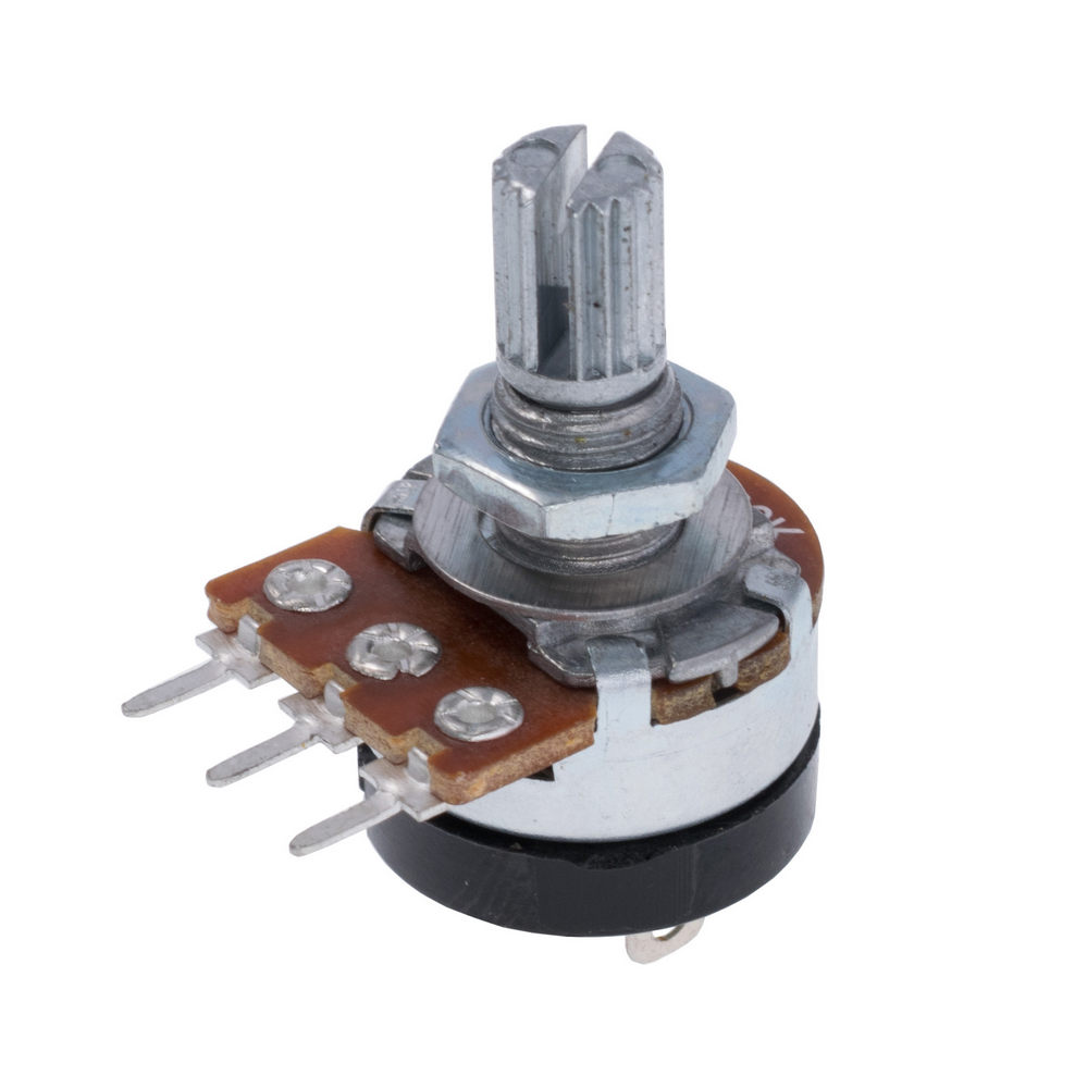R16 100 kOhm линейный моно, с выключателем (KLS4-WH148-K2-2-18T-B104-L15) R16 100 kOhm линейный моно, с выключателем (KLS4-WH148-K2-2-18T-B104-L15)