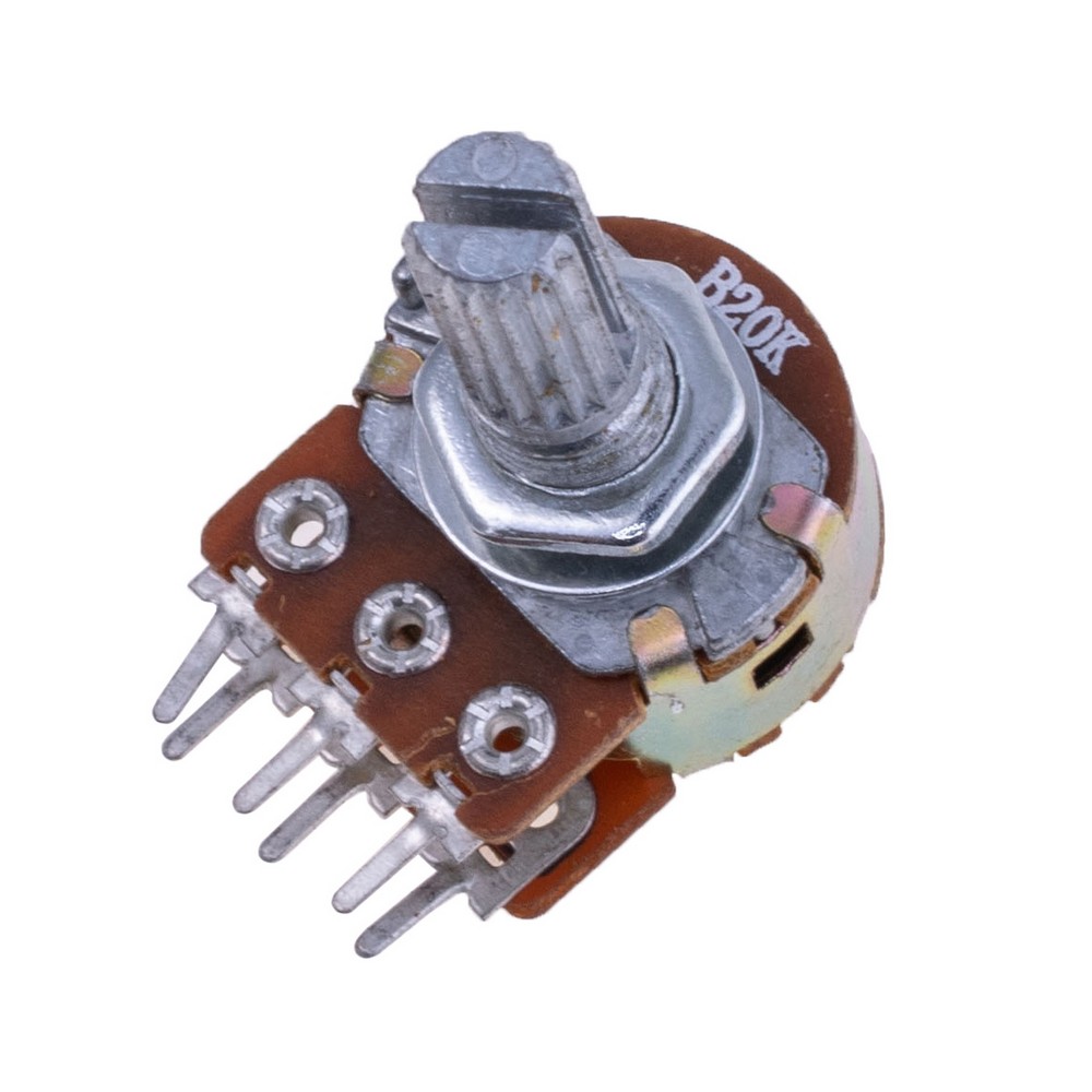 R16 20kOhm лінійний стерео (R1610GA 20 KOhm)