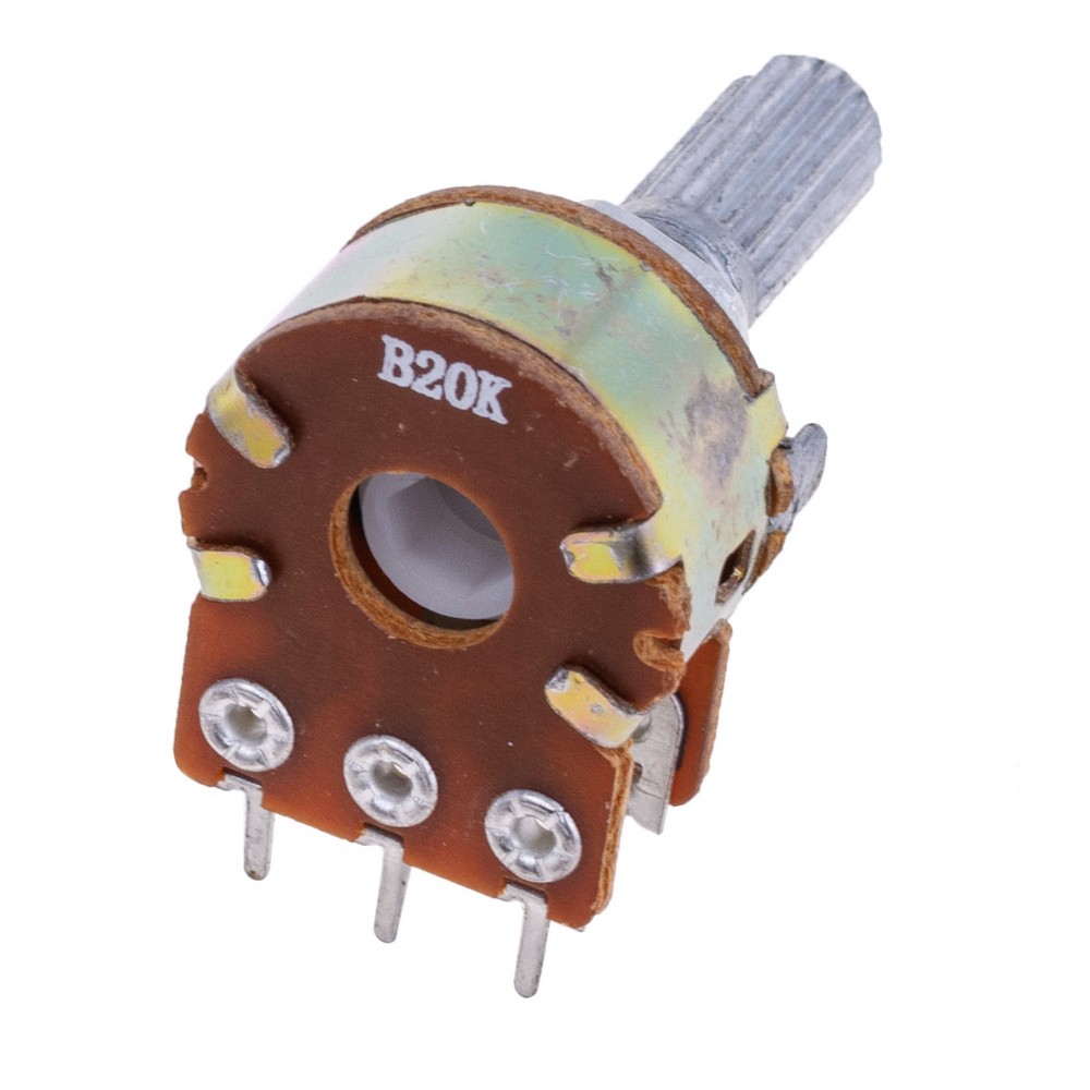 R16 20kOhm лінійний стерео (R1610GA 20 KOhm)