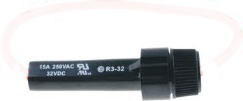 Halter der Sicherung für Kabel für 5x20mm für Drehung, Schwarzgehäuse (R3-32A3A) (R3-64) (ZC-410)