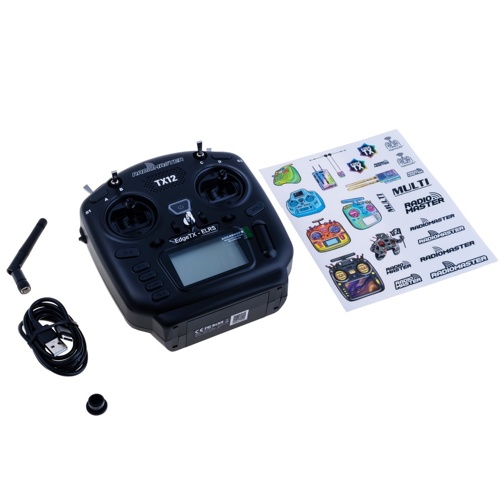 Steuersender RadioMaster TX12 MKII, Mode 2, ELRS 2.4 Steuersender RadioMaster TX12 MKII, Mode 2, ELRS 2.4