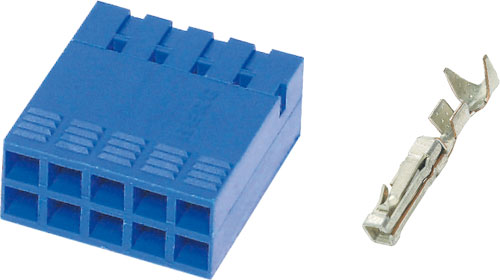 Steckverbindung Konnektor FCI-65239-005 2х5Kontakte, Schritt 2,54mm Steckverbindung Konnektor FCI-65239-005 2х5Kontakte, Schritt 2,54mm