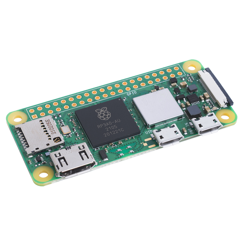 Raspberry Pi Zero 2W (1GHz Cortex-A53, 512MB LPDDR2, Bluetooth 4.2 + BLE + 802.11b/g/n)