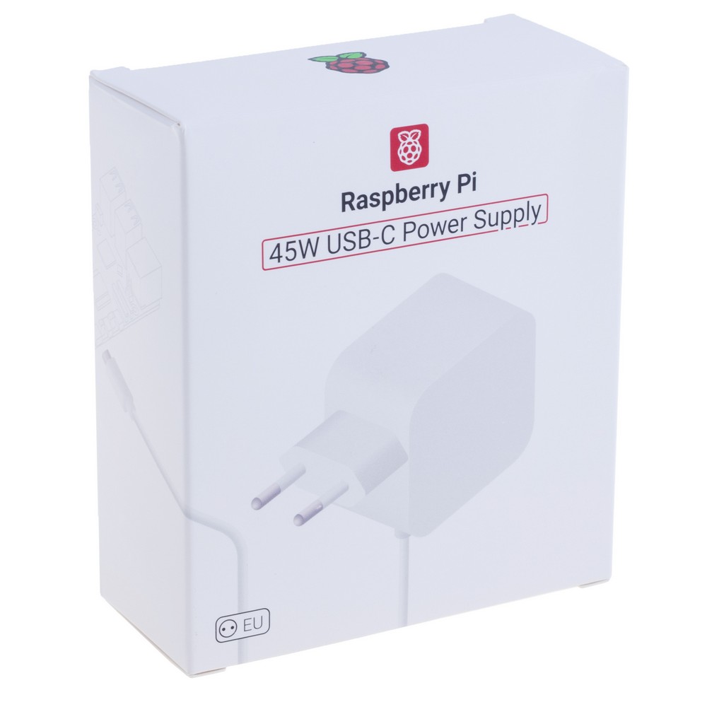 Блок живлення RASPBERRY PI 45W USB-C PD Блок живлення RASPBERRY PI 45W USB-C PD